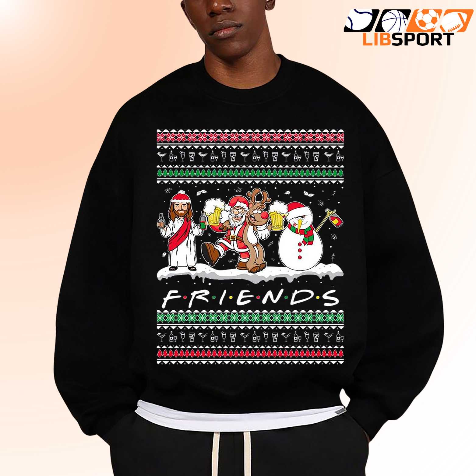 Funny Ugly Christmas T Shirt, Friends Holiday Tee, Unisex Shirt